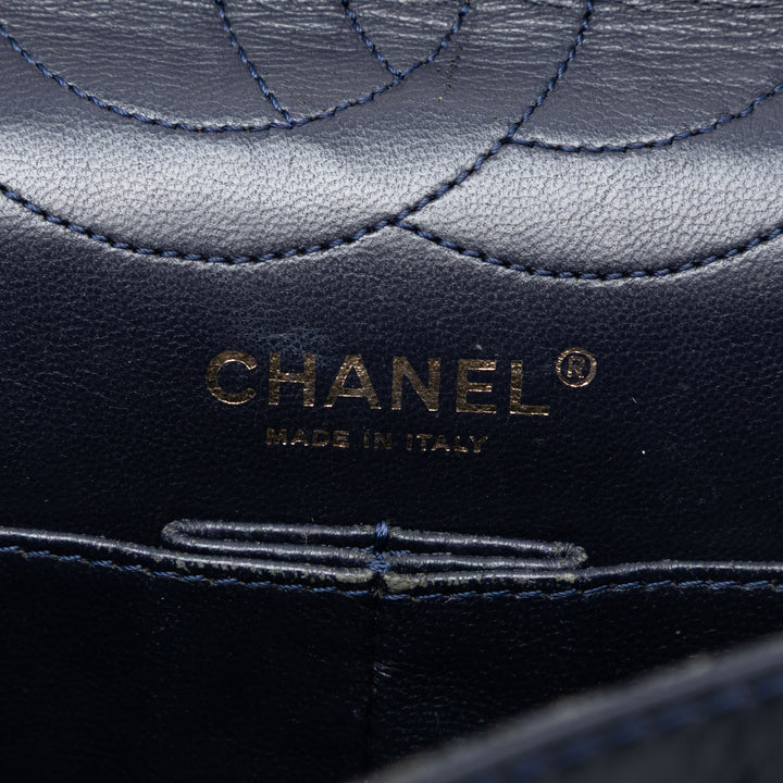 Chanel Matelassé vieilli Cuir de veau Reissue 2.55 Double rabat 226