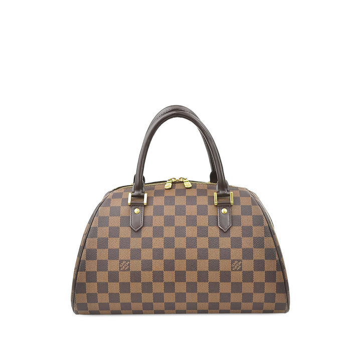 Louis Vuitton Ribera MM Damier Ébène Marron – vue principale – GABY PARIS