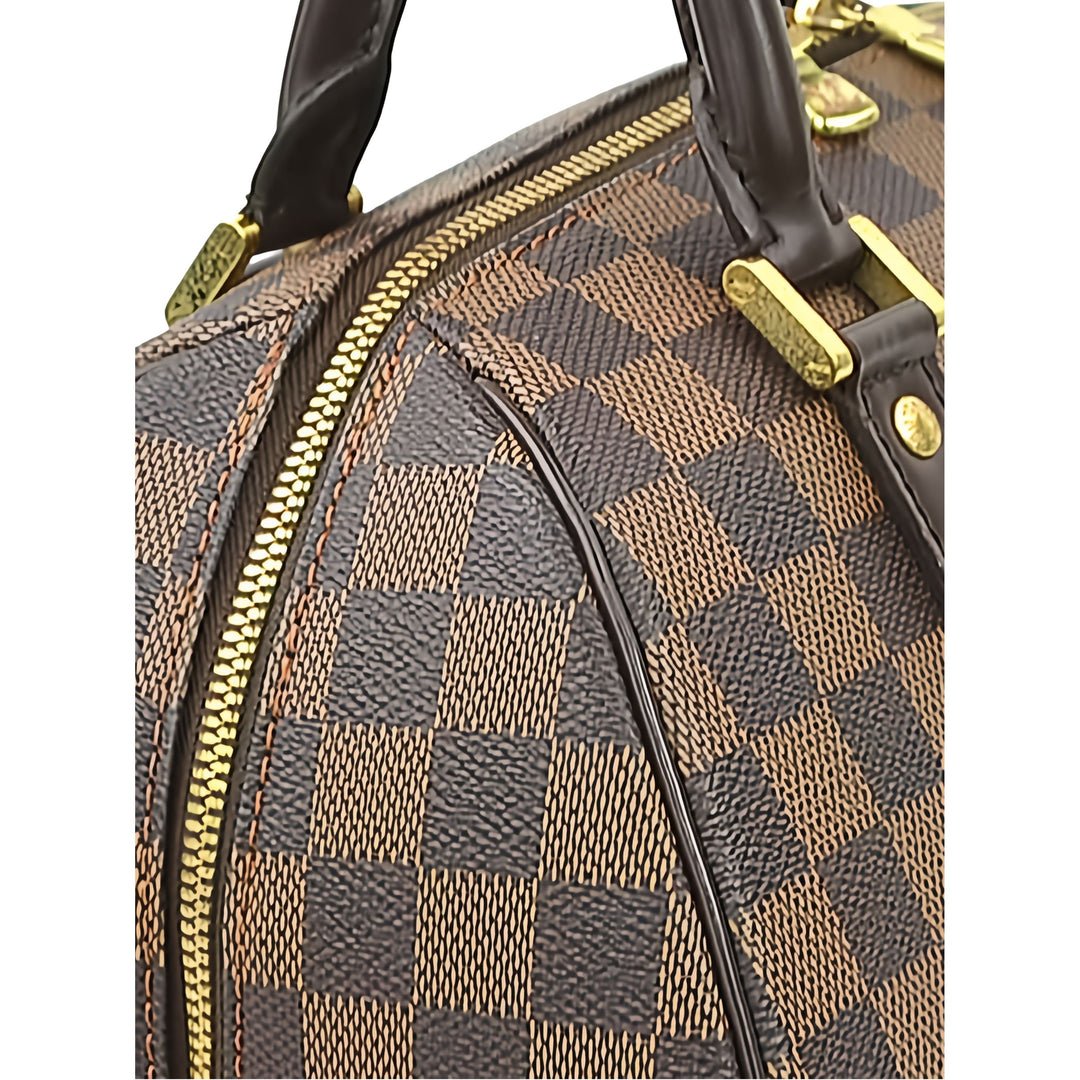 Louis Vuitton Ribera MM Damier Ébène Marron – vue 13 – GABY PARIS