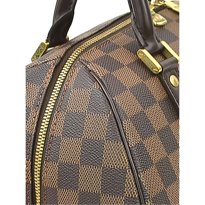 Louis Vuitton Ribera MM Damier Ébène Marron – vue 13 – GABY PARIS