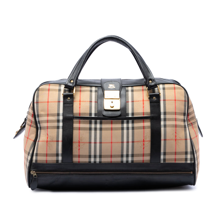 Burberry Haymarket Check Toile Sac de voyage