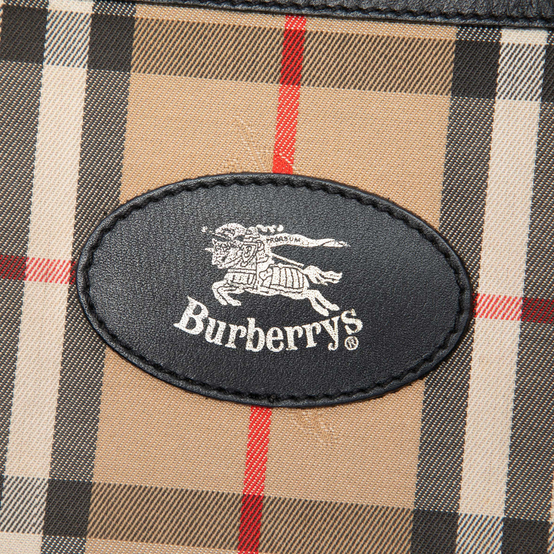 Burberry Haymarket Check Toile Sac de voyage
