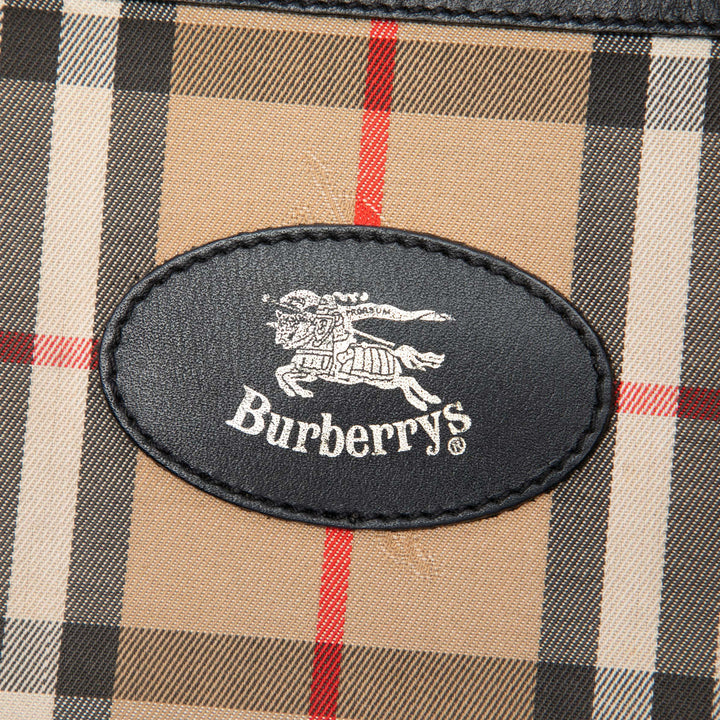 Burberry Haymarket Check Toile Sac de voyage