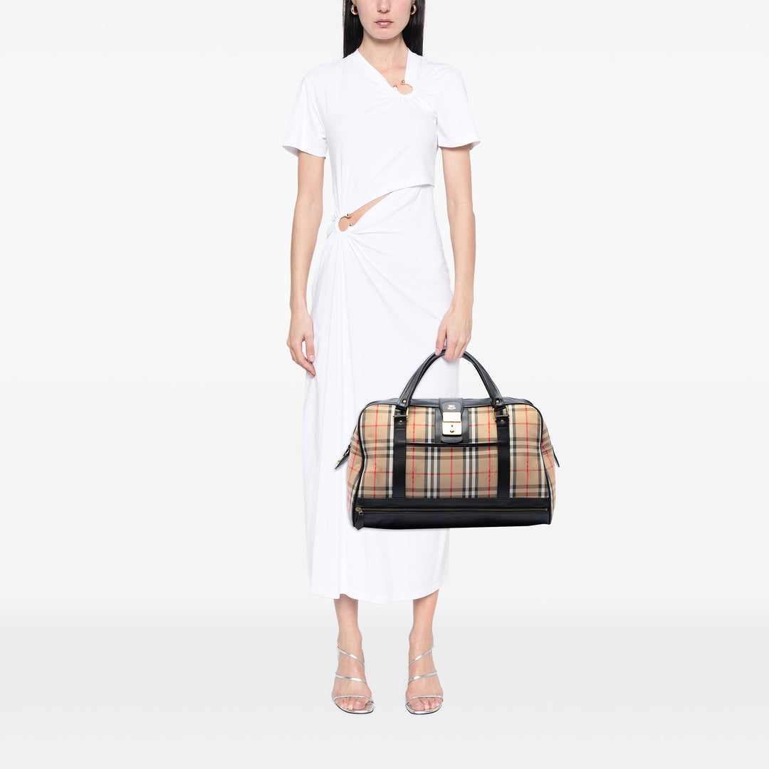Burberry Haymarket Check Toile Sac de voyage