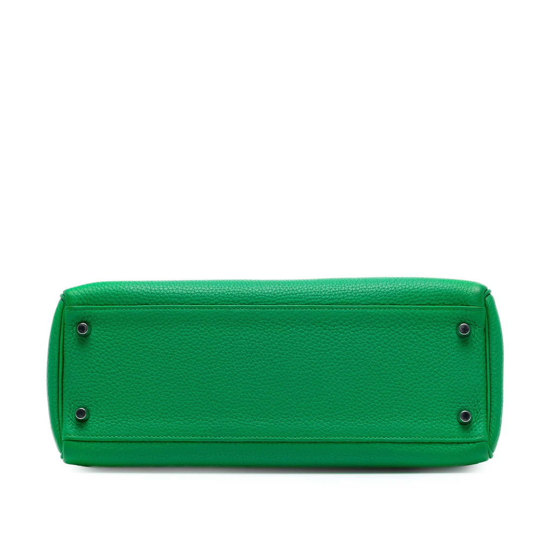 Hermès Togo Kelly II Retourne 32 Vert – GABY PARIS Authentique