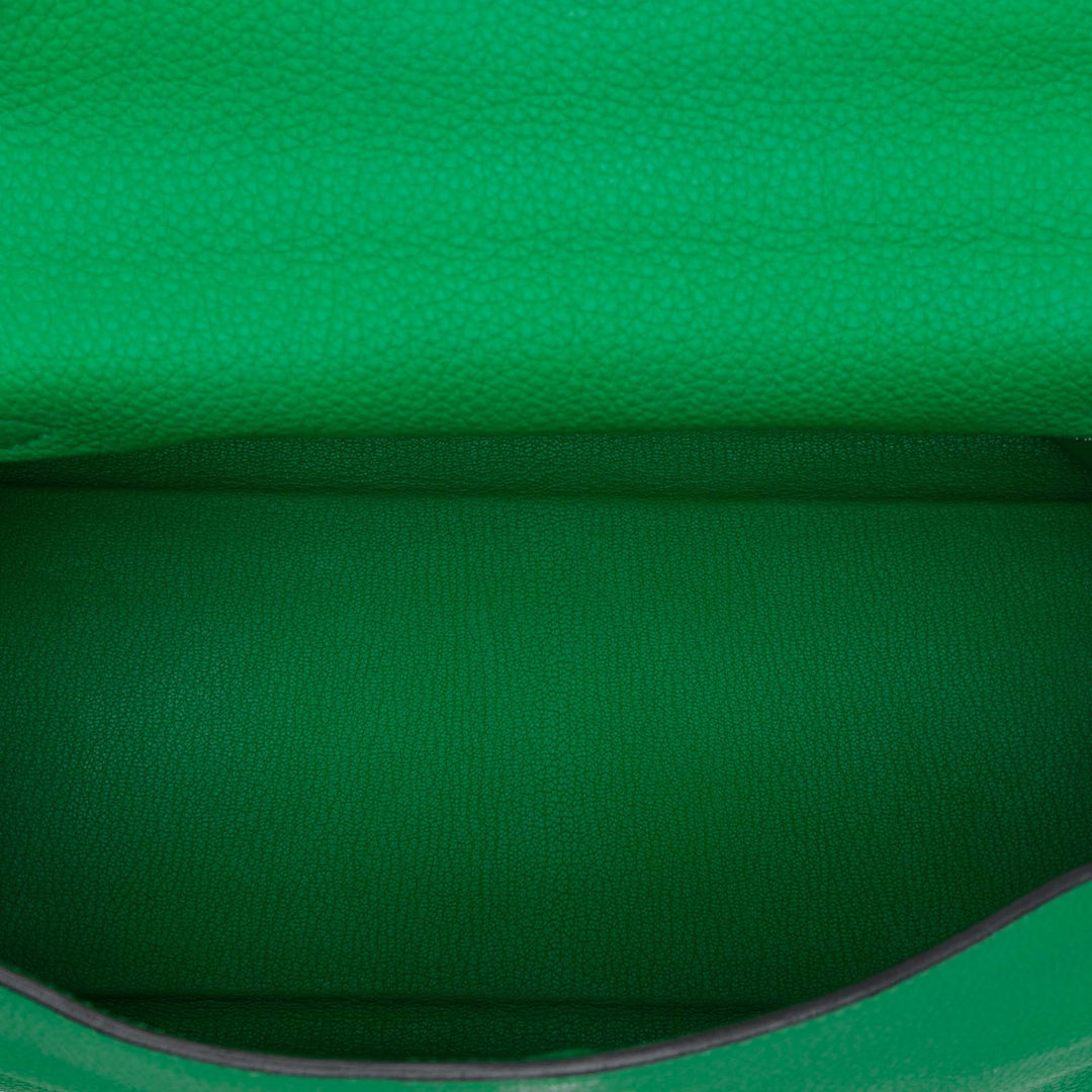 Hermès Togo Kelly II Retourne 32 Vert – GABY PARIS Authentique