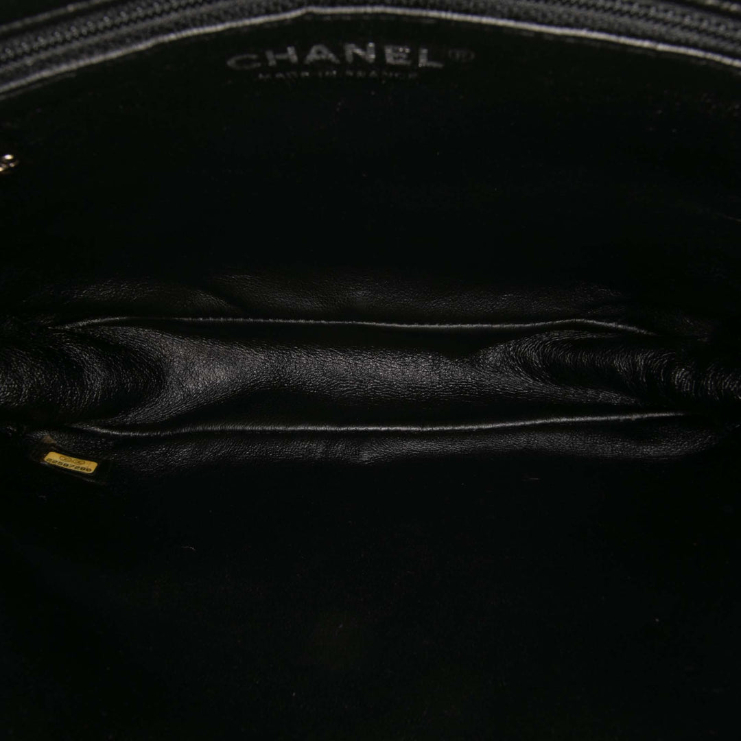 Chanel CC Tweed Chain Fantasy Sac porté croisé Noir