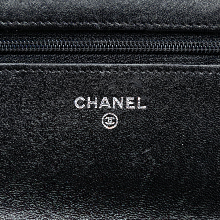 Chanel Matelassé Cuir d’agneau Boy Wallet on Chain