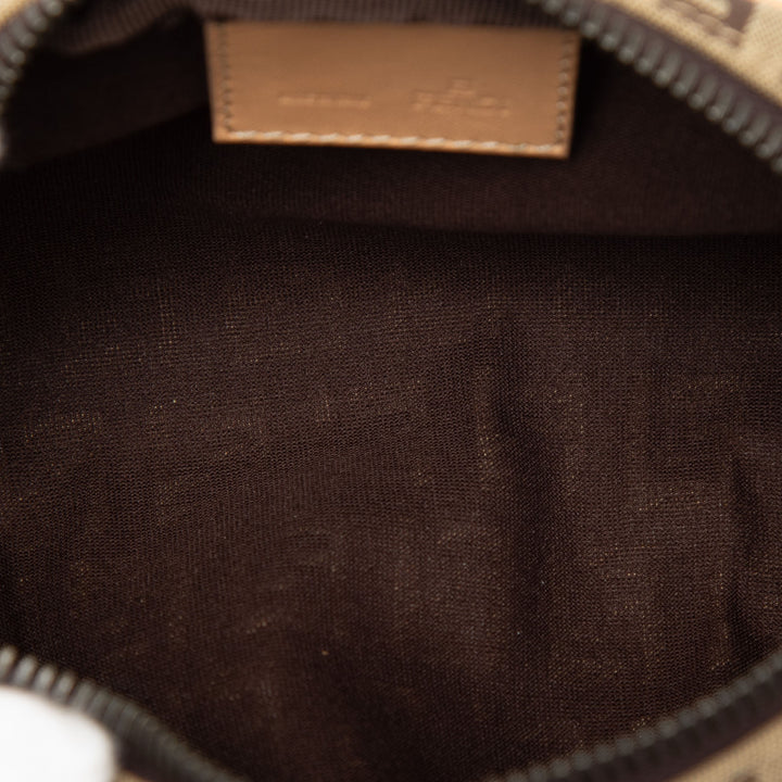 Fendi Zucchino Toile Pochette