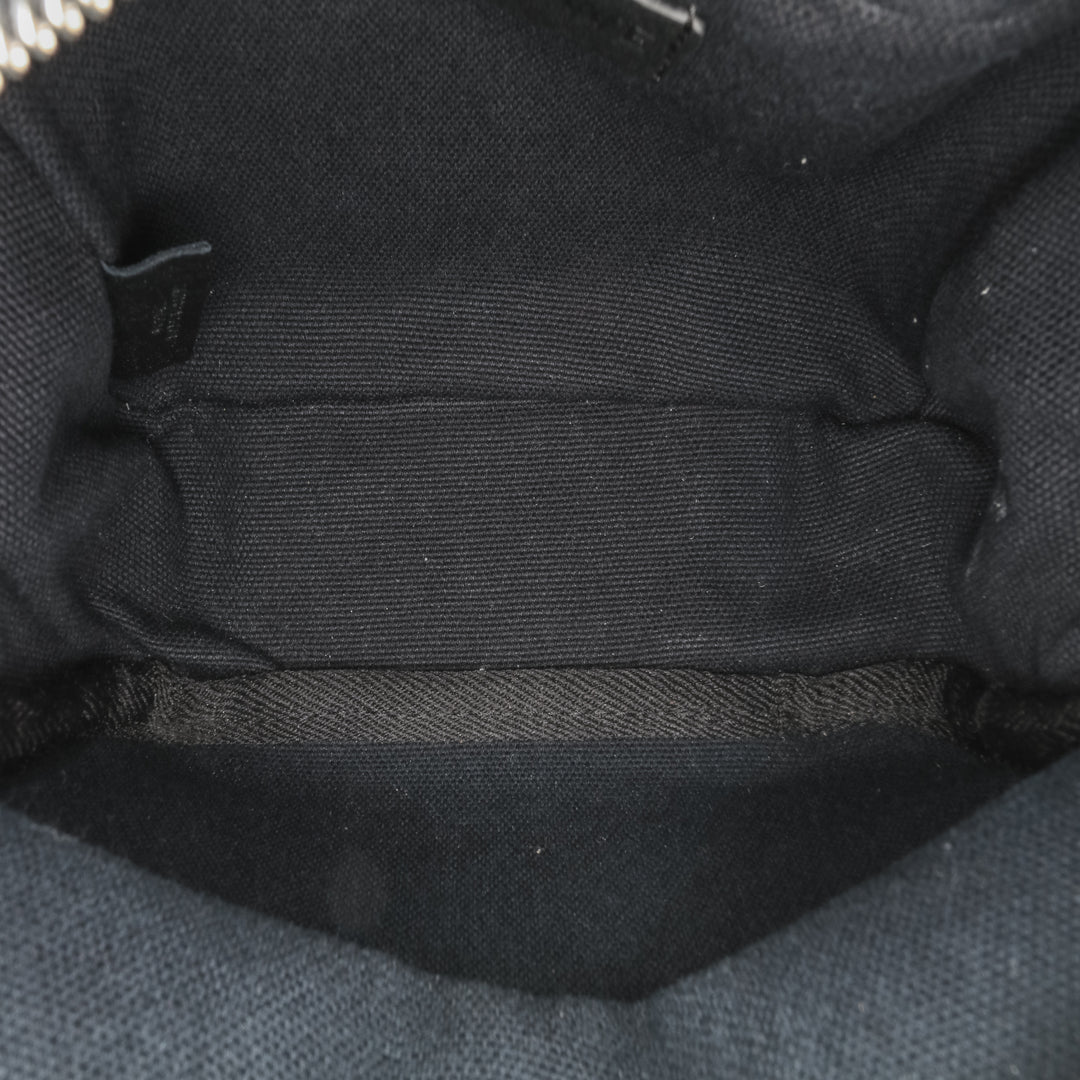 Mini Anagram Canvas Camera Bag Black - Gaby Paris