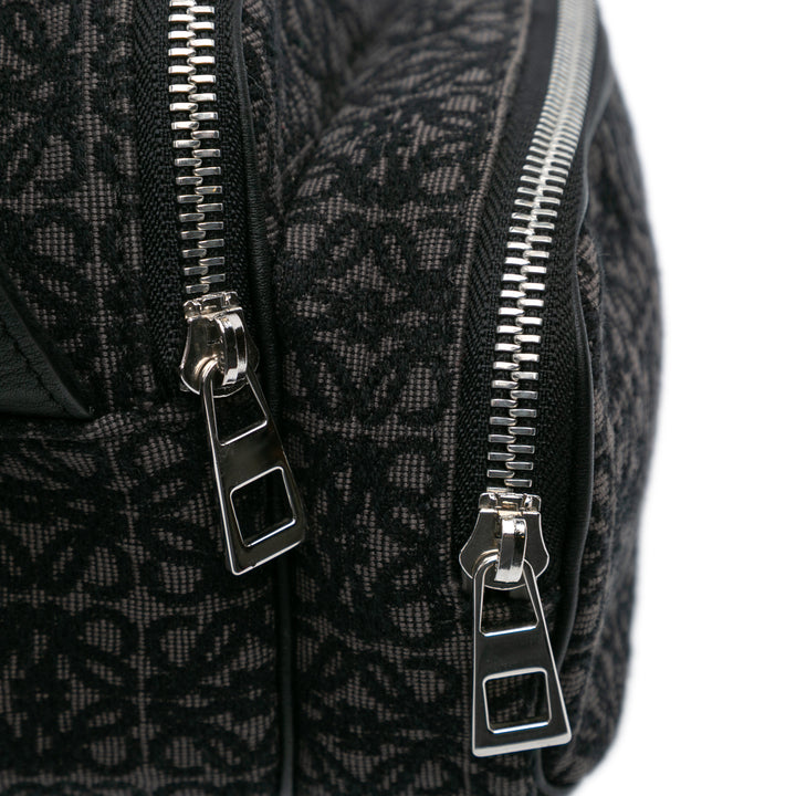 Mini Anagram Canvas Camera Bag Black - Gaby Paris