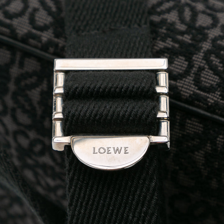Mini Anagram Canvas Camera Bag Black - Gaby Paris