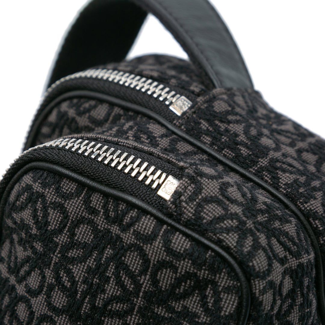 Mini Anagram Canvas Camera Bag Black - Gaby Paris