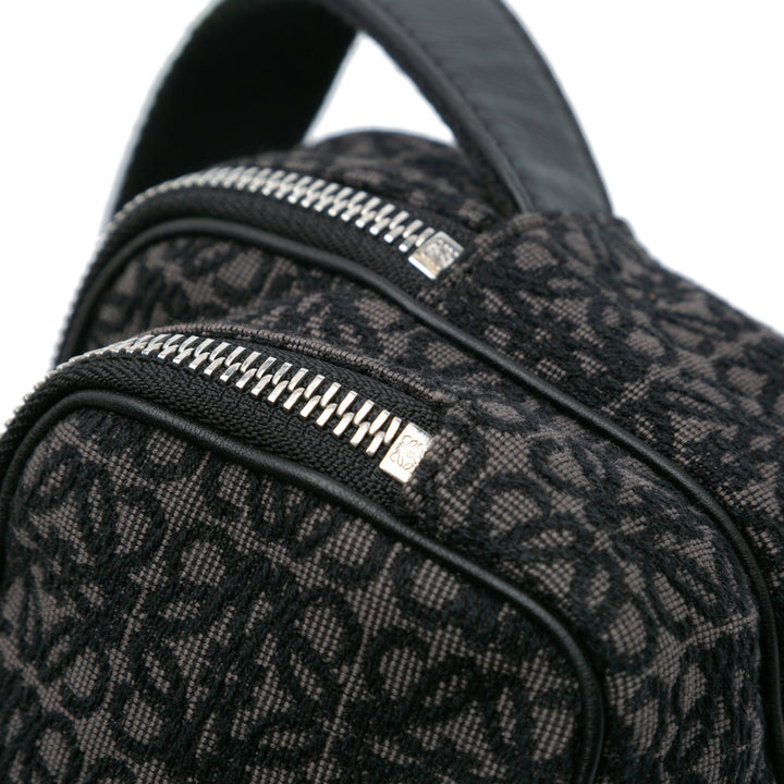 Mini Anagram Canvas Camera Bag Black - Gaby Paris