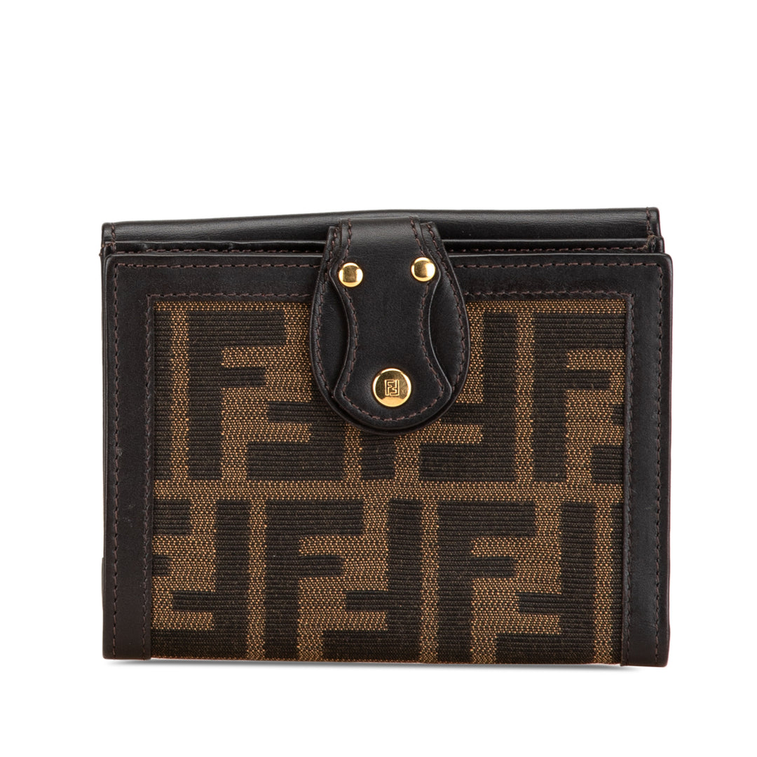 Zucca Canvas Small Wallet Brown - Gaby Paris