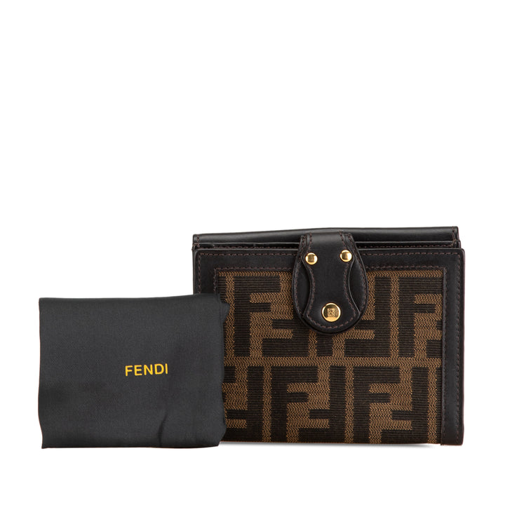 Zucca Canvas Small Wallet Brown - Gaby Paris