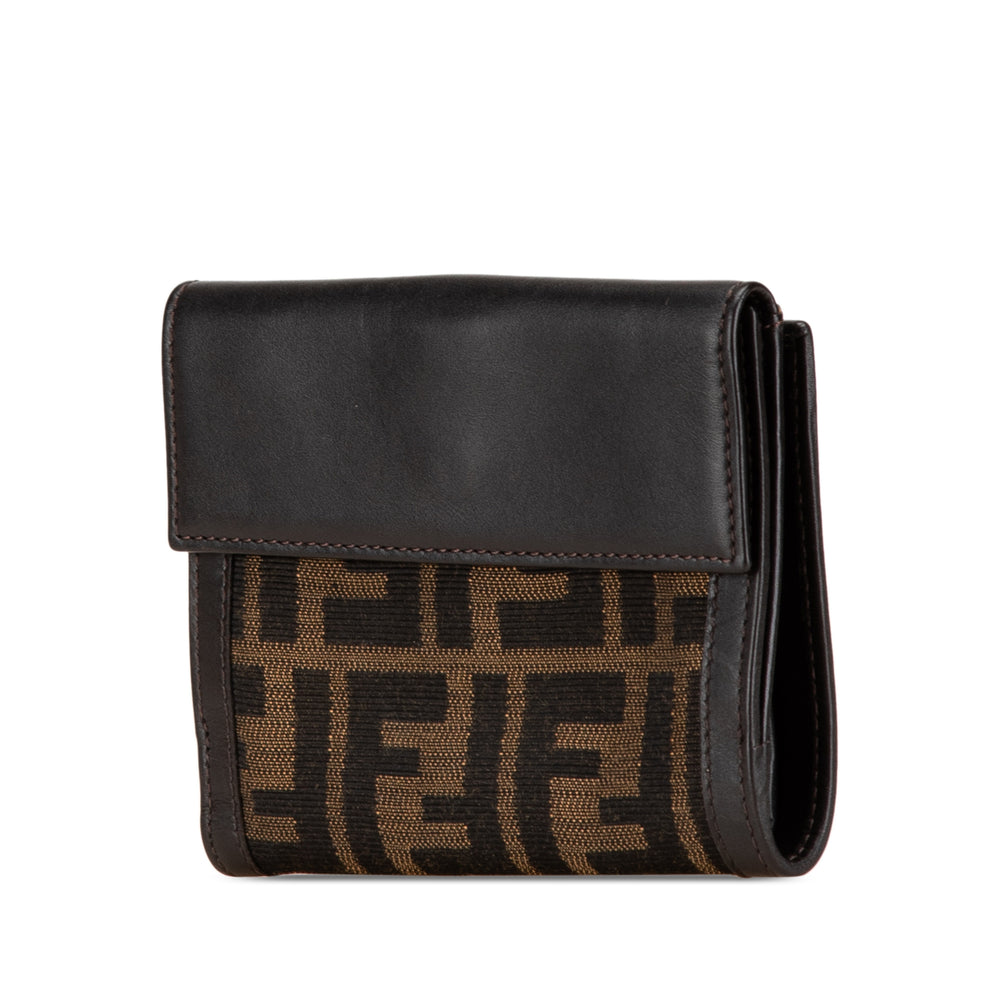 Zucca Canvas Small Wallet Brown - Gaby Paris