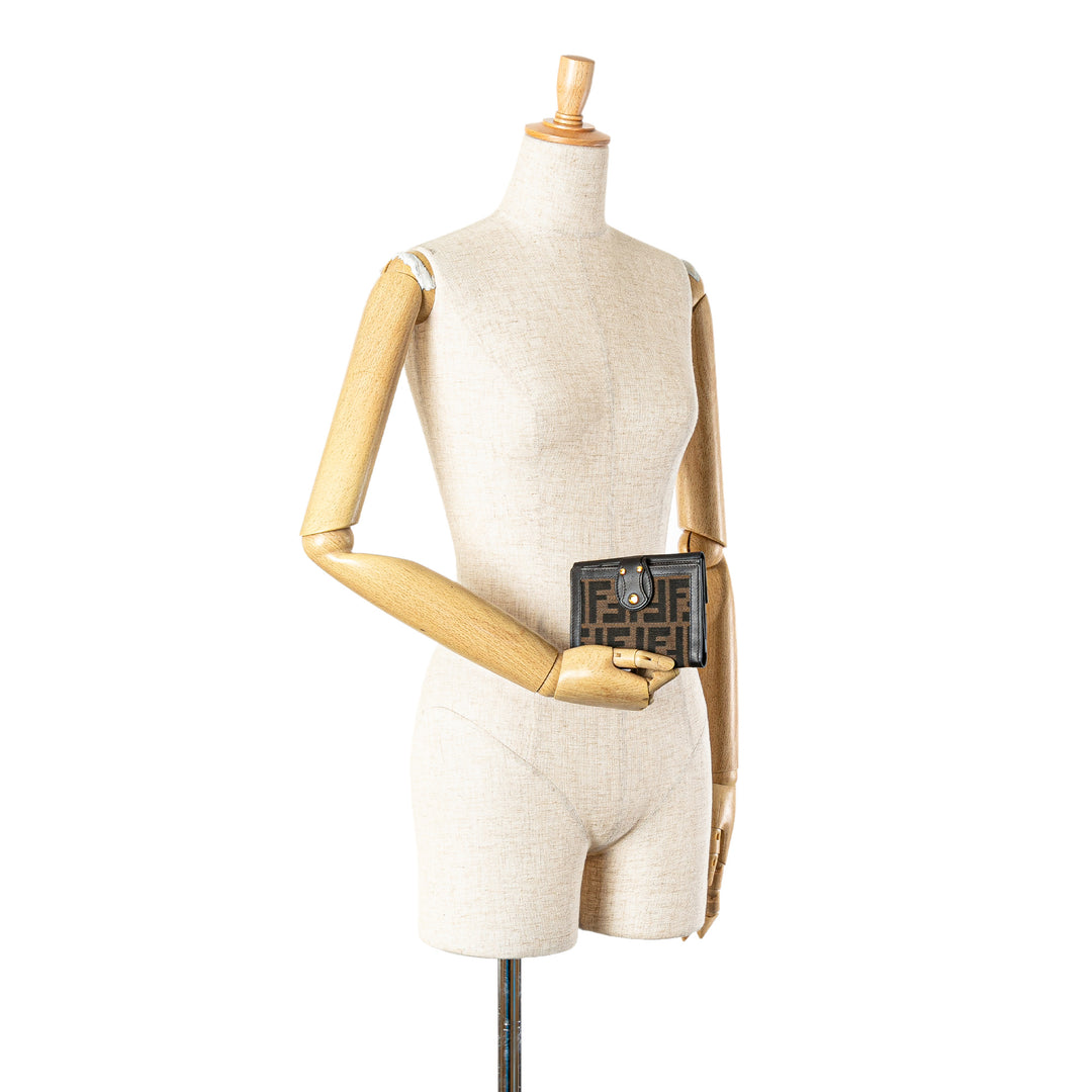 Zucca Canvas Small Wallet Brown - Gaby Paris