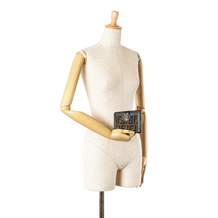 Zucca Canvas Small Wallet Brown - Gaby Paris