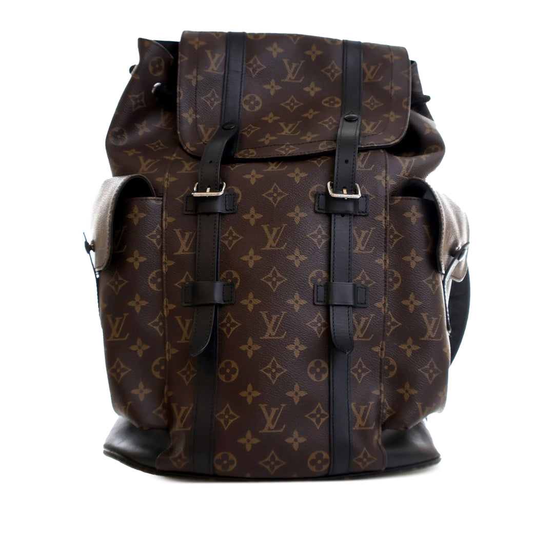 Monogram Macassar Christopher Backpack MM Brown - Gaby Paris