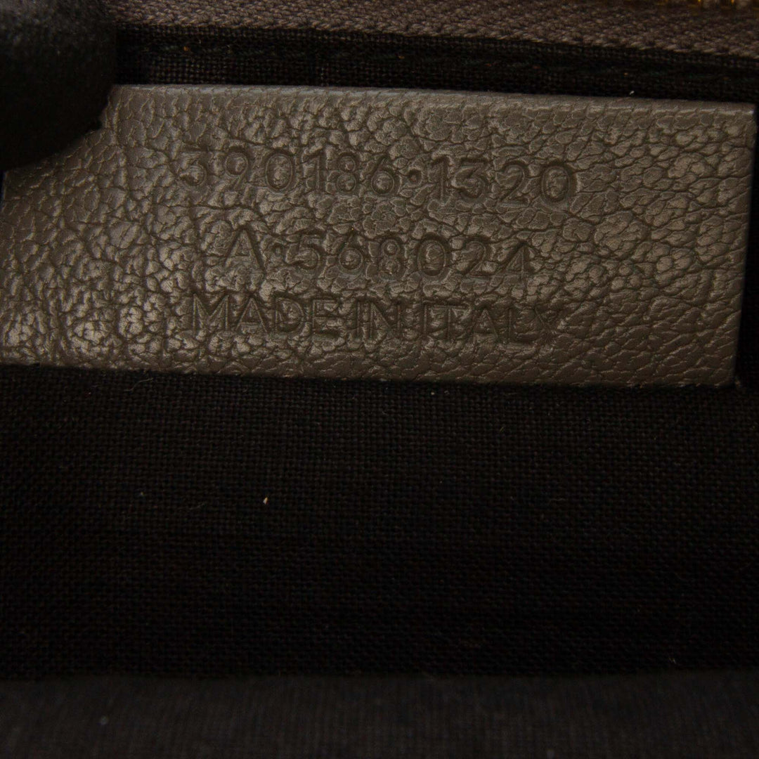 Balenciaga Cuir d’agneau Motocross Métallisé Edge Flat Pochette Gris – GABY PARIS Authentique
