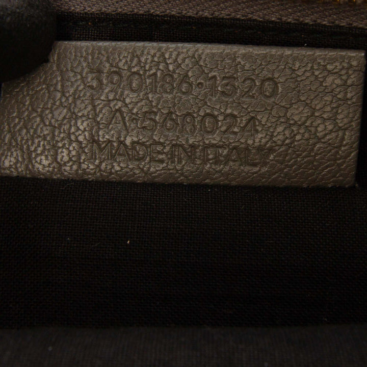 Balenciaga Cuir d’agneau Motocross Métallisé Edge Flat Pochette Gris – GABY PARIS Authentique
