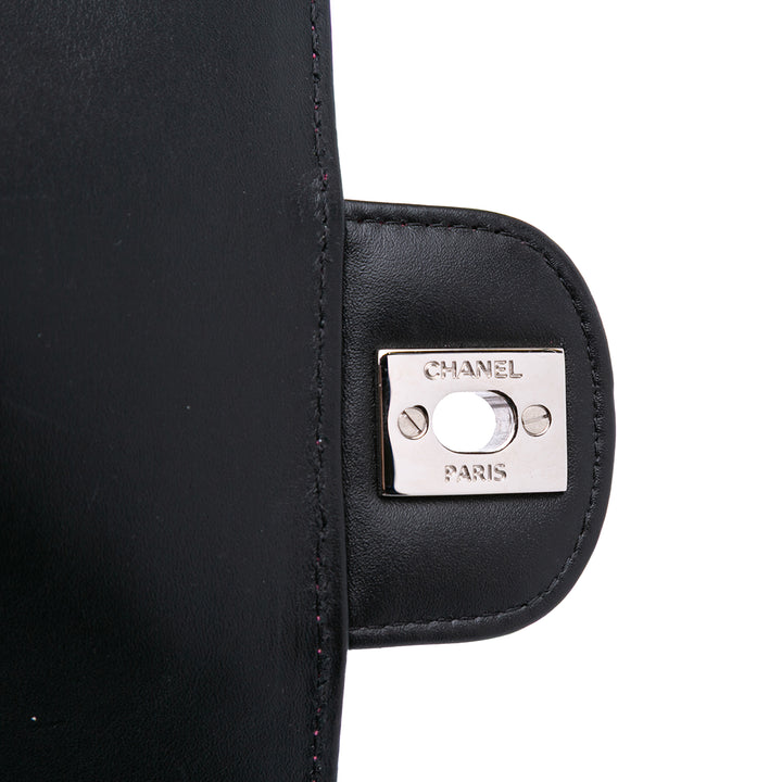 Mini Rectangular Classic Bicolor Patent Single Flap Pink - Gaby Paris