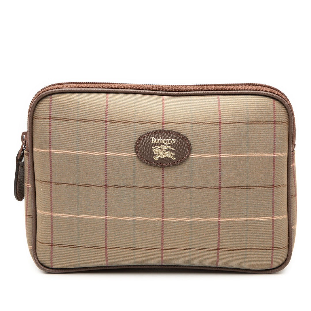 Burberry Vintage Check Toile Pochette