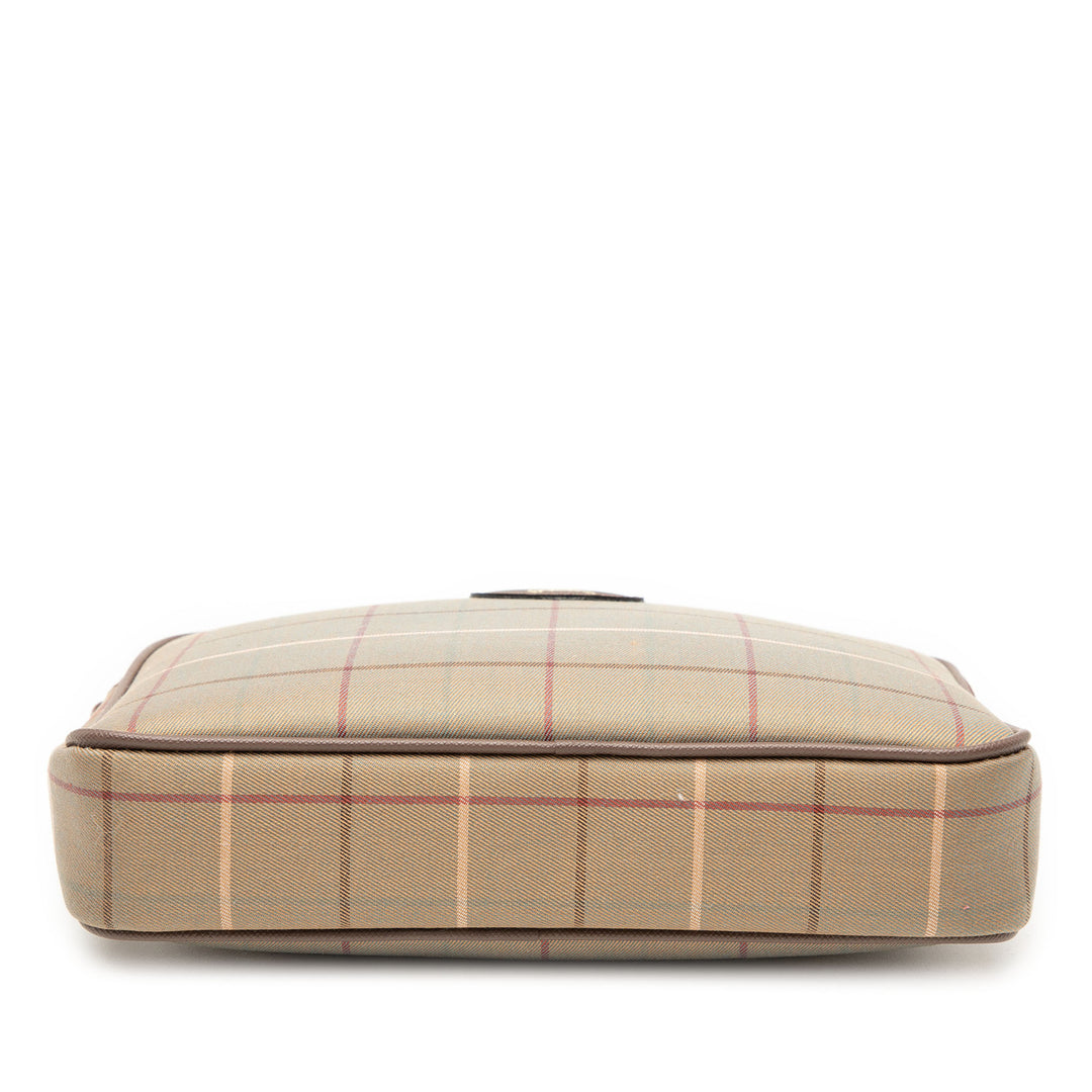 Burberry Vintage Check Toile Pochette