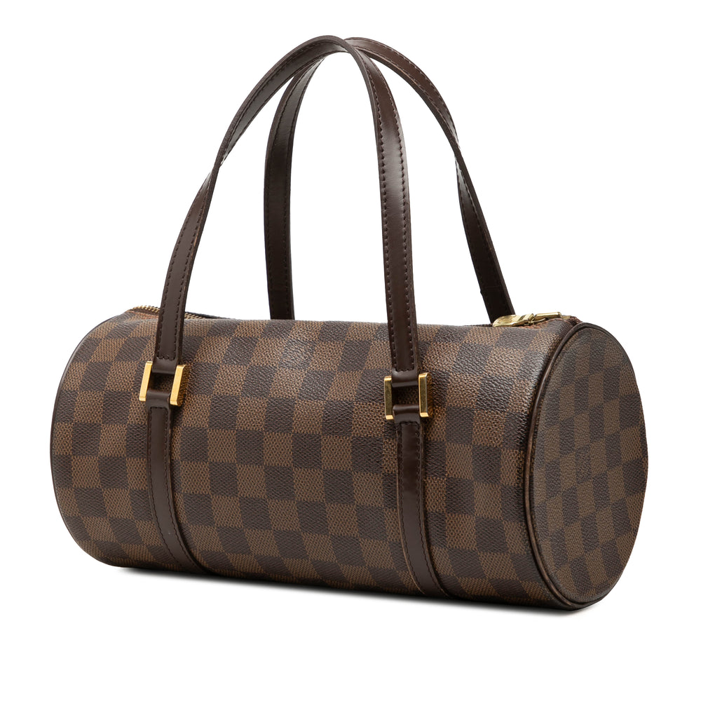 Louis Vuitton Sac à main Papillon 26 Damier Ébène Marron – vue 2 – GABY PARIS