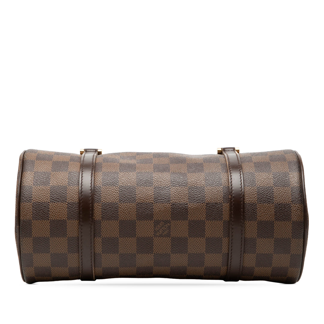 Louis Vuitton Sac à main Papillon 26 Damier Ébène Marron – vue 3 – GABY PARIS