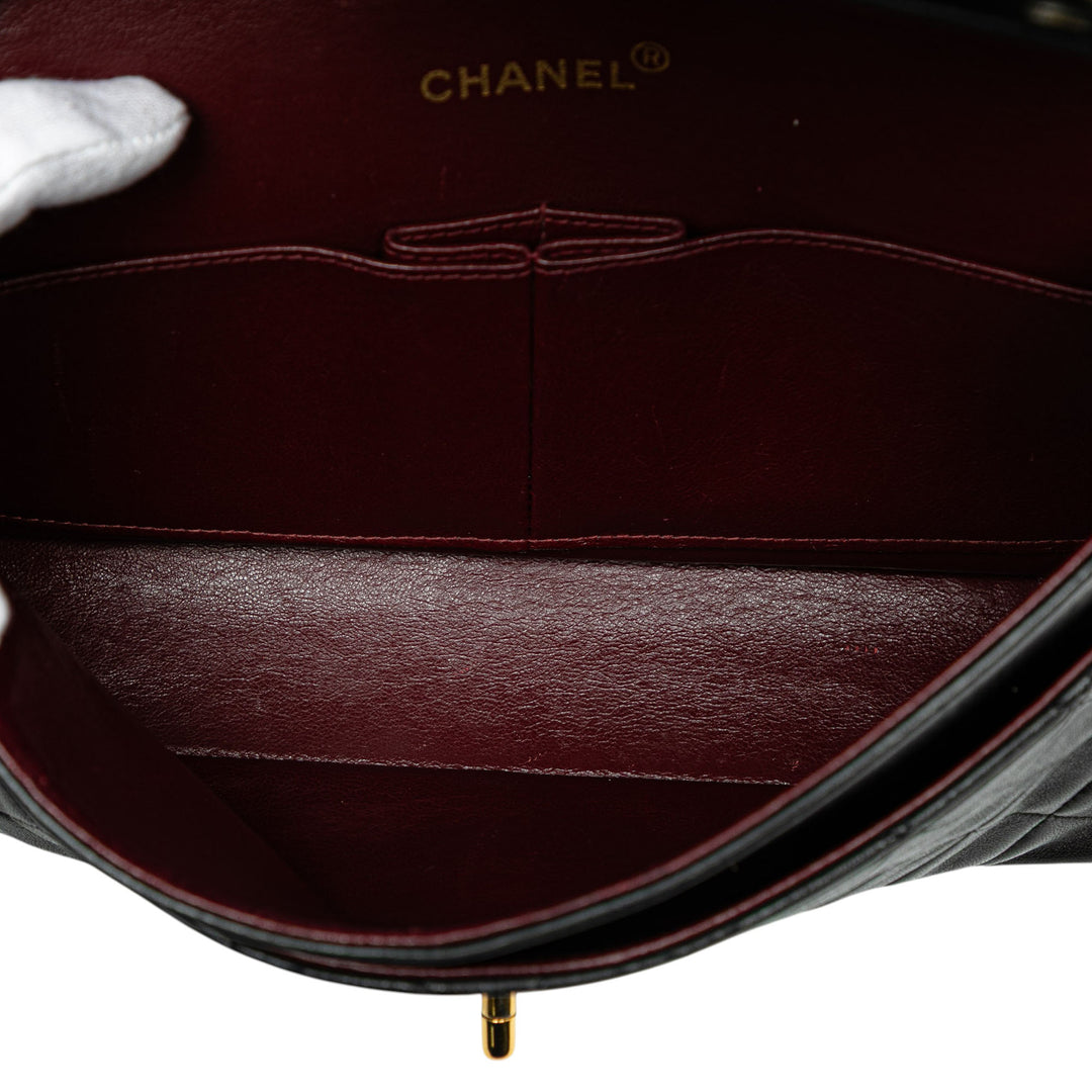 Chanel Medium Classic Cuir d’agneau Double rabat