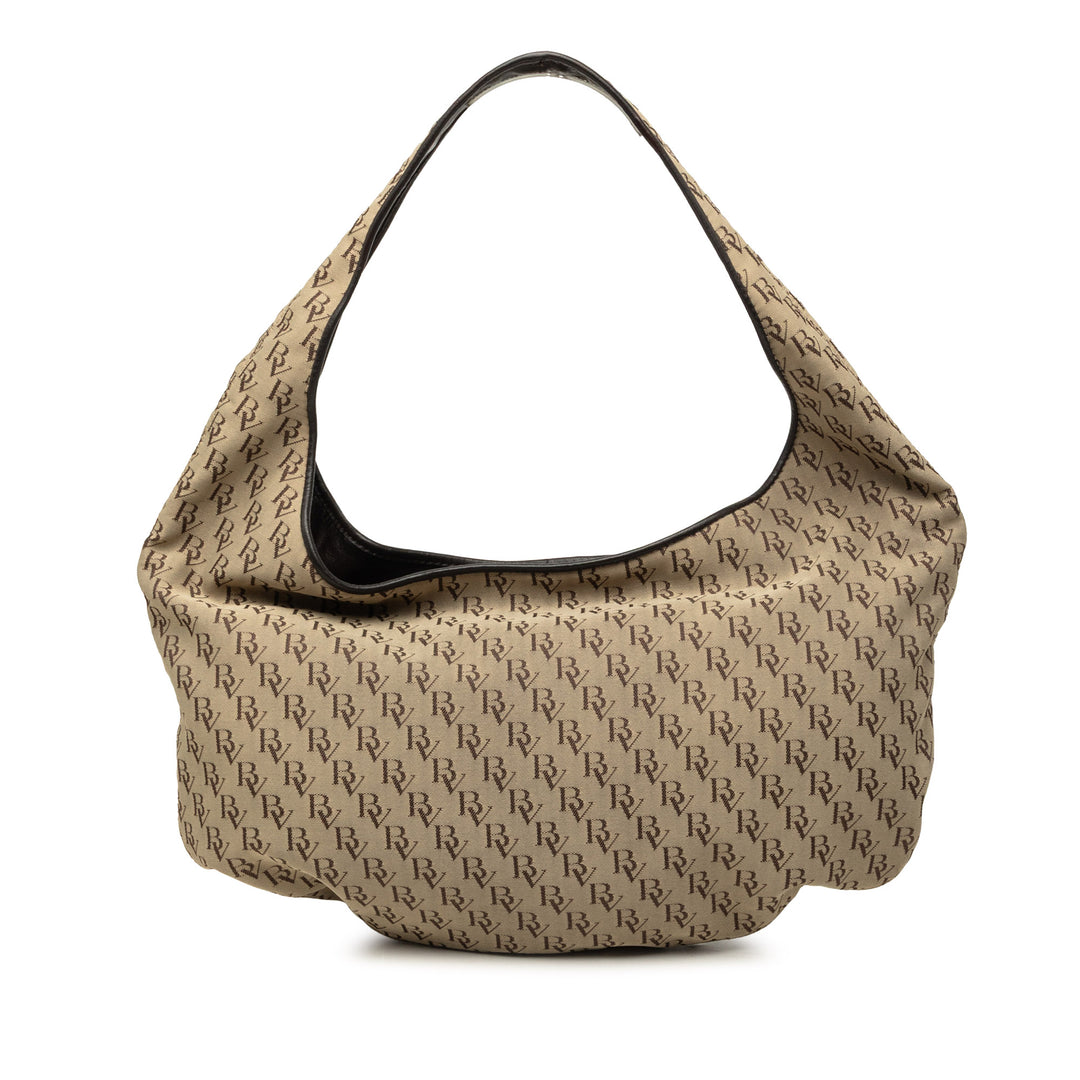 Bottega Veneta BV Campana Hobo Toile Monogram