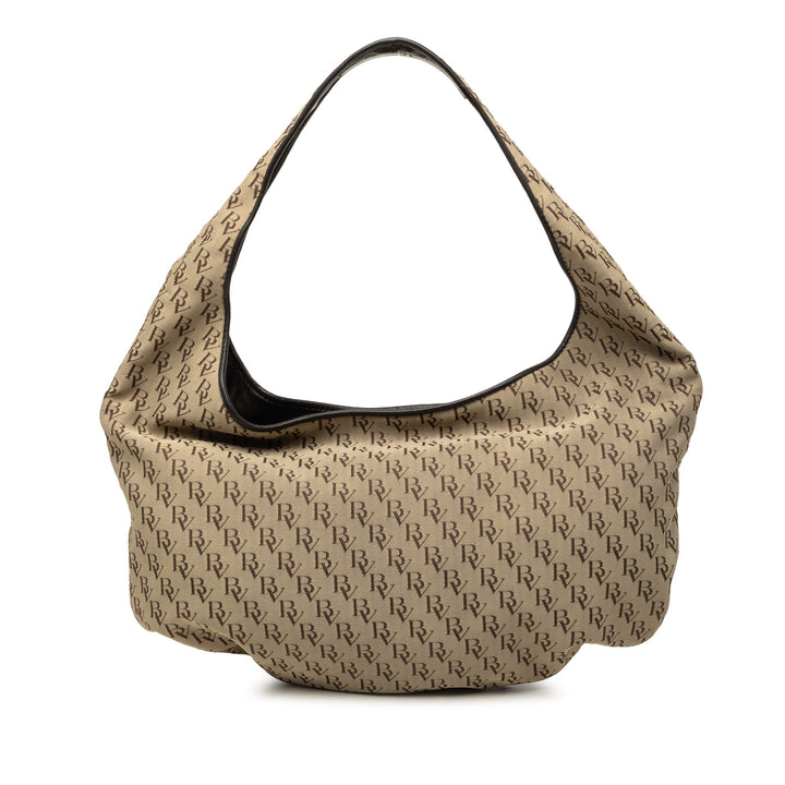 Bottega Veneta BV Campana Hobo Toile Monogram