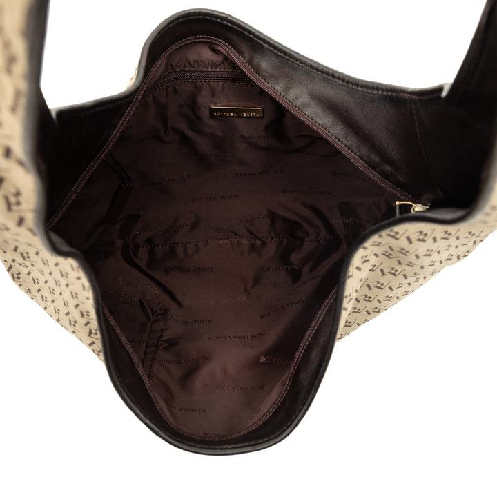 Bottega Veneta BV Campana Hobo Toile Monogram