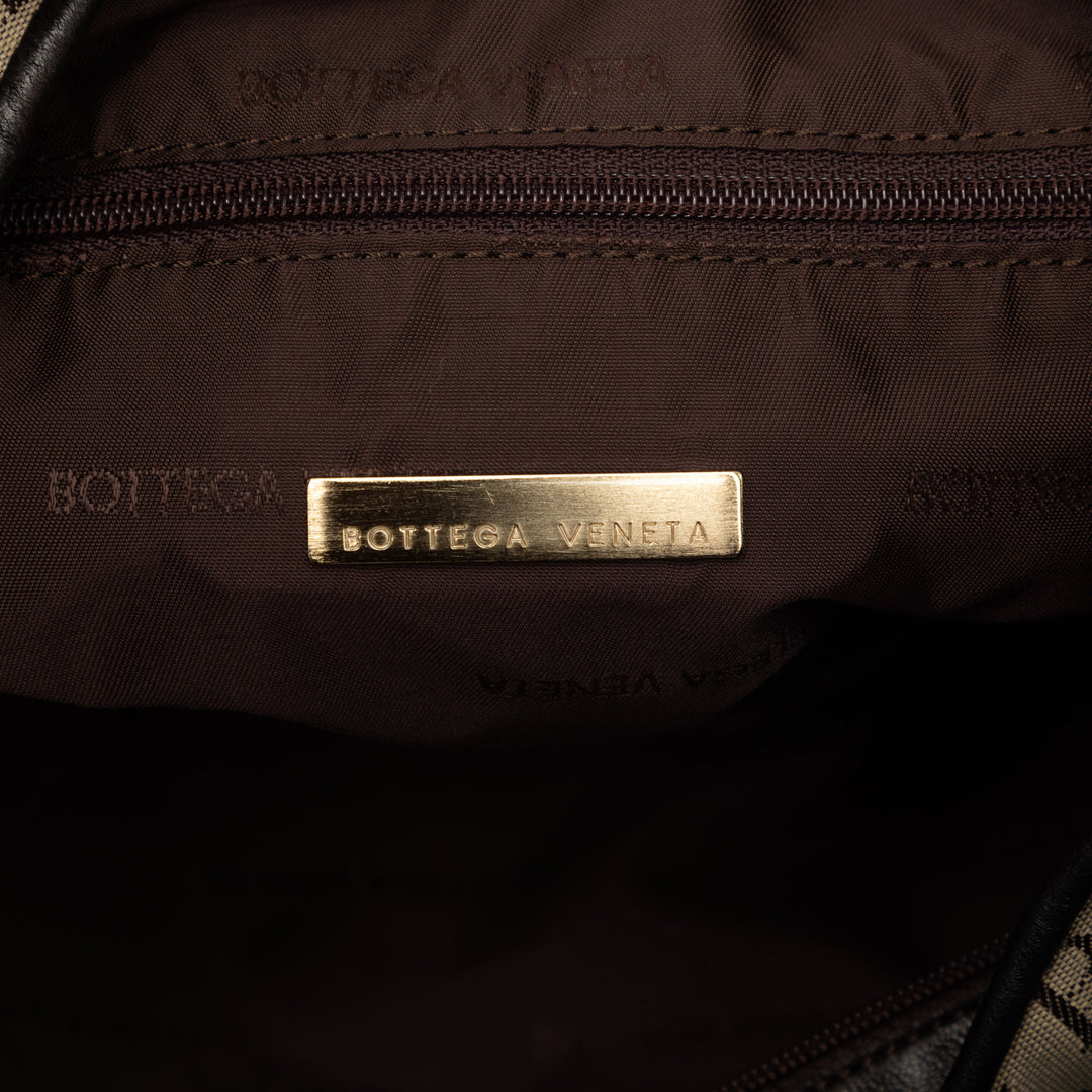 Bottega Veneta BV Campana Hobo Toile Monogram