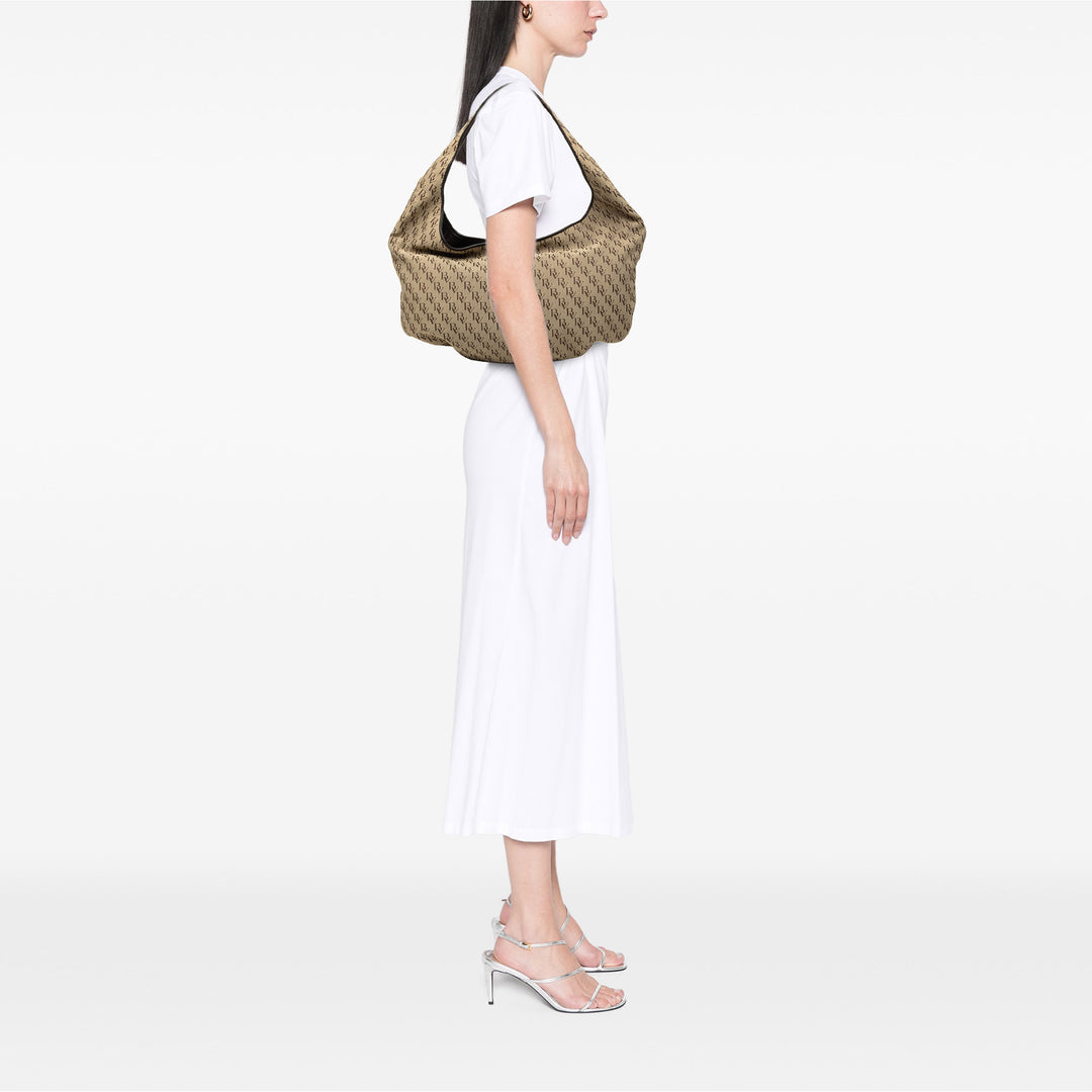 Bottega Veneta BV Campana Hobo Toile Monogram
