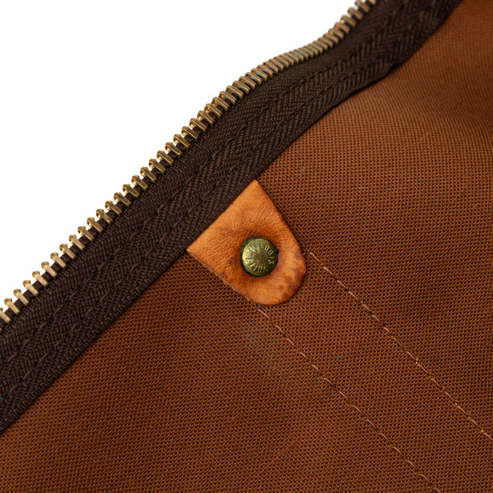 Louis Vuitton Keepall 55 Monogram Marron – vue 7 – GABY PARIS