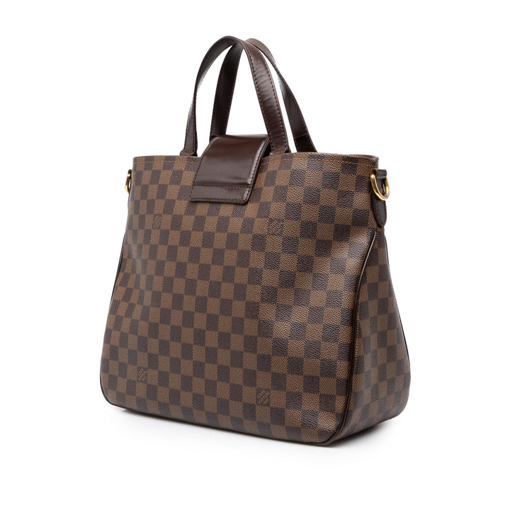 Louis Vuitton Cabas Rosebery Damier Ébène Marron – vue 2 – GABY PARIS