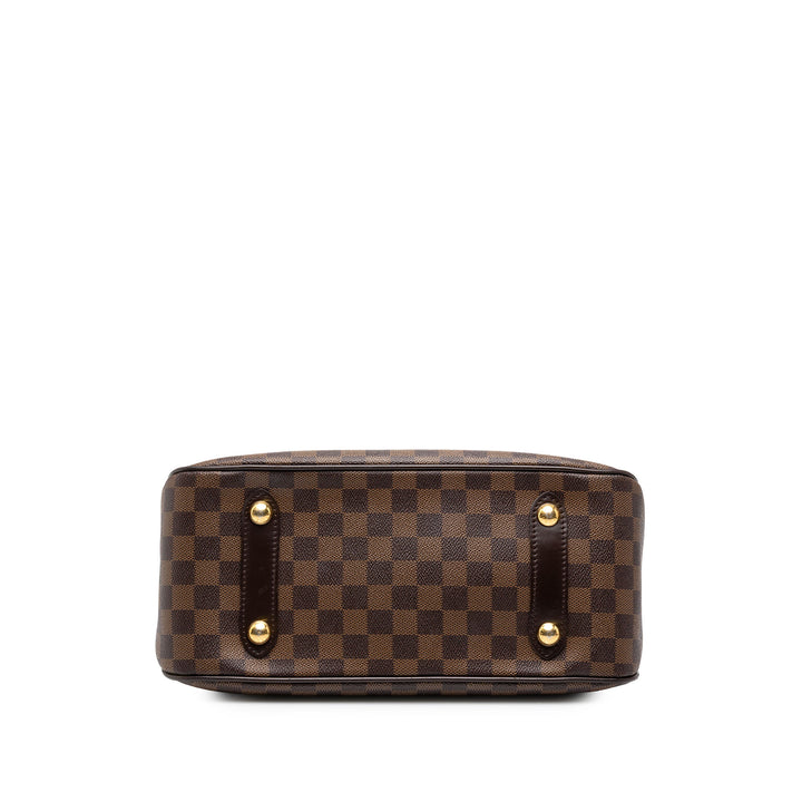 Louis Vuitton Cabas Rosebery Damier Ébène Marron – vue 3 – GABY PARIS