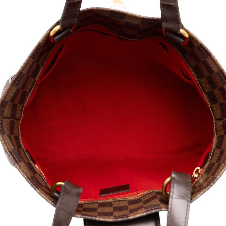 Louis Vuitton Cabas Rosebery Damier Ébène Marron – vue 4 – GABY PARIS