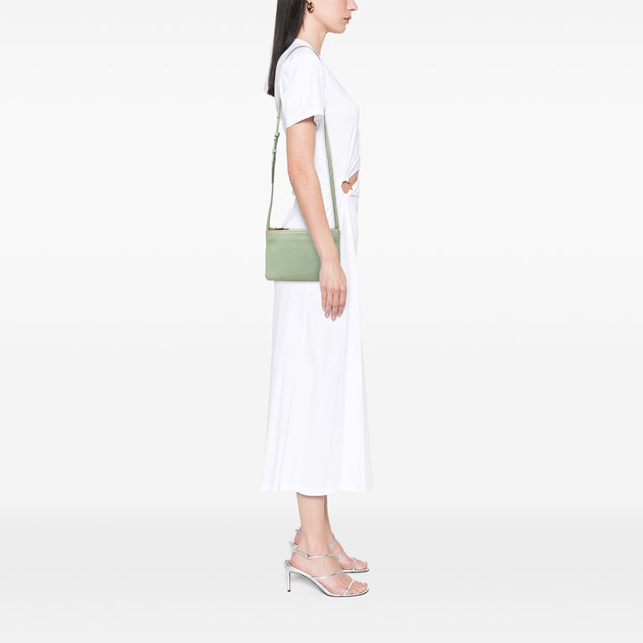 Trio Sac Petit Cuir d'agneau Vert