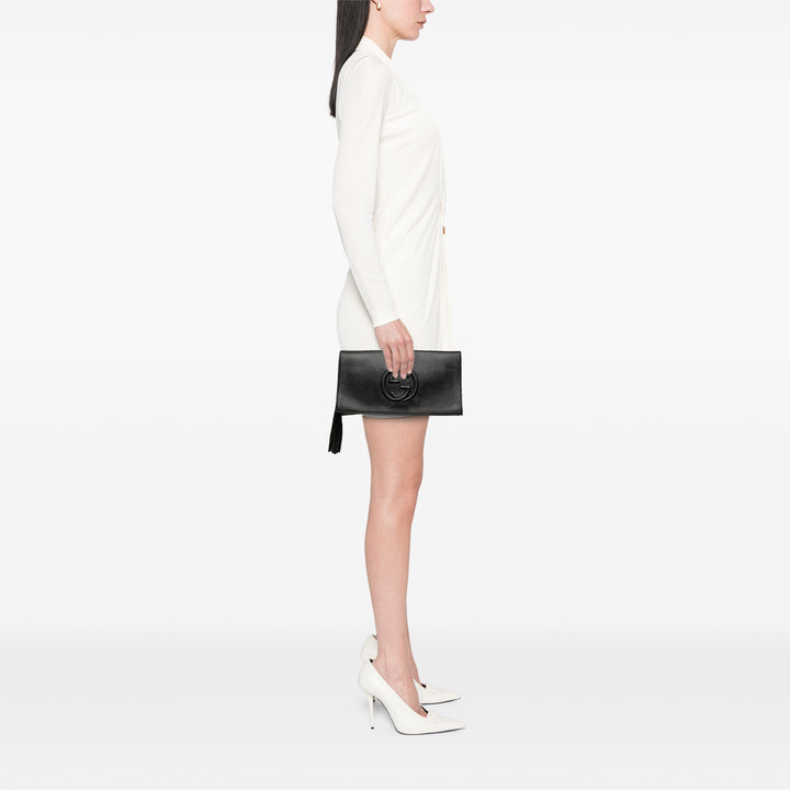 Gucci Soho Disco Pochette Cuir de veau Noir – vue 8 – GABY PARIS