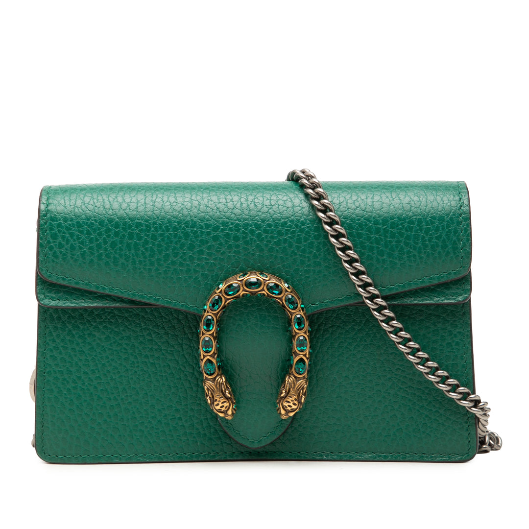Dionysus Sac Mini Cuir de veau Vert