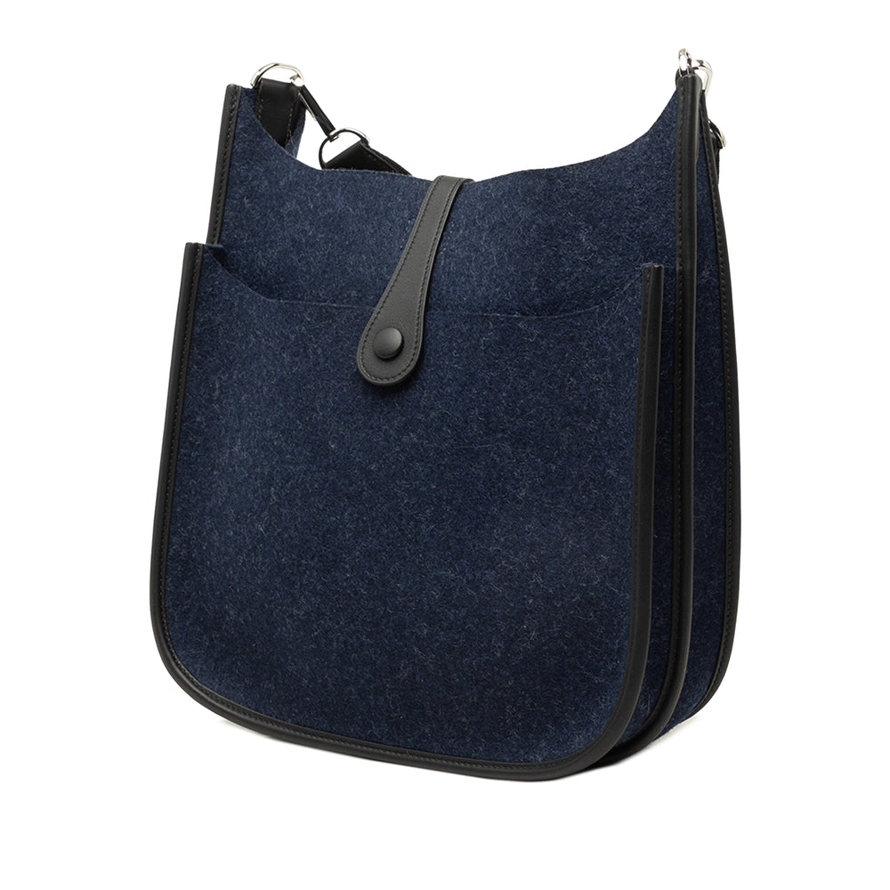 Hermès Feutre et Evelyne III 29 Swift Bleu – vue 2 – GABY PARIS