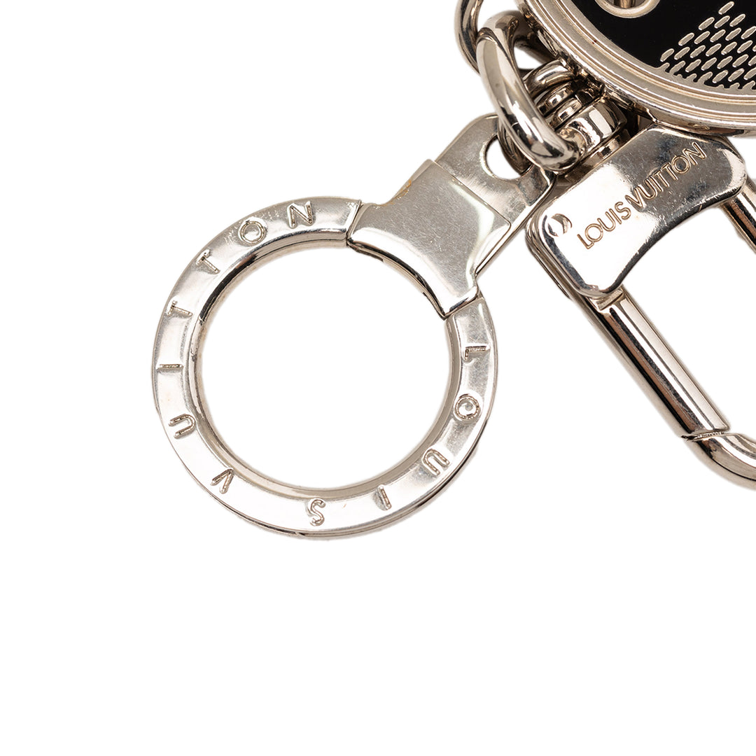 Louis Vuitton Brass Damier Porte Cles Address Bijou de sac et Key Holder