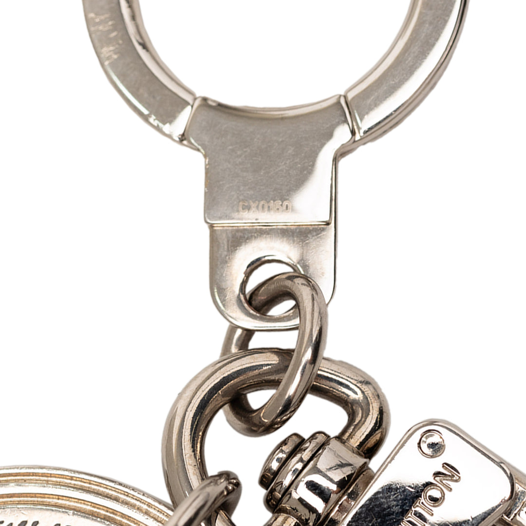 Louis Vuitton Brass Damier Porte Cles Address Bijou de sac et Key Holder