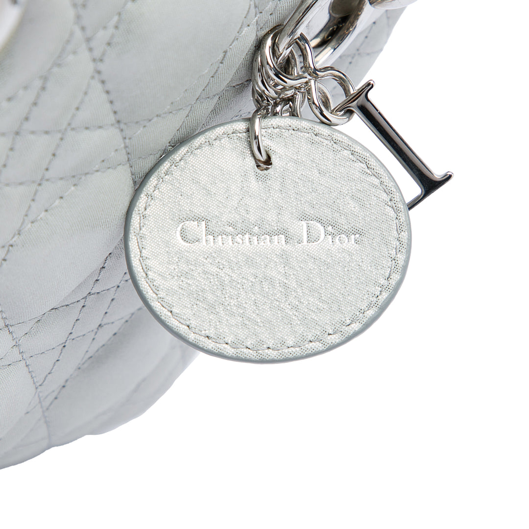 Dior Mini Iridescent Cuir d’agneau Cannage Lady Dior