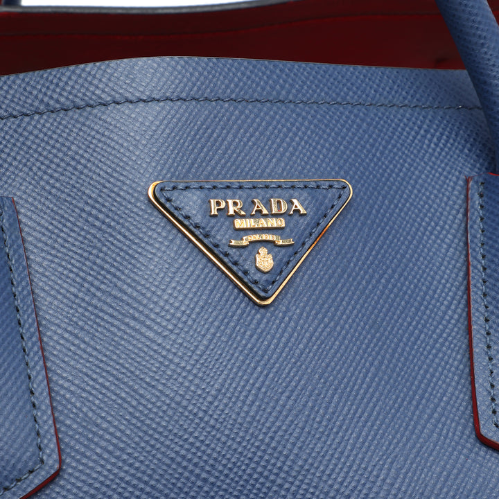 Prada Double Sac Grand Cuir Saffiano