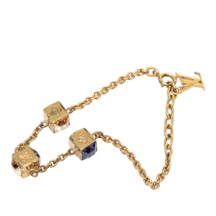 Louis Vuitton plaqué Strass Gamble Bracelet